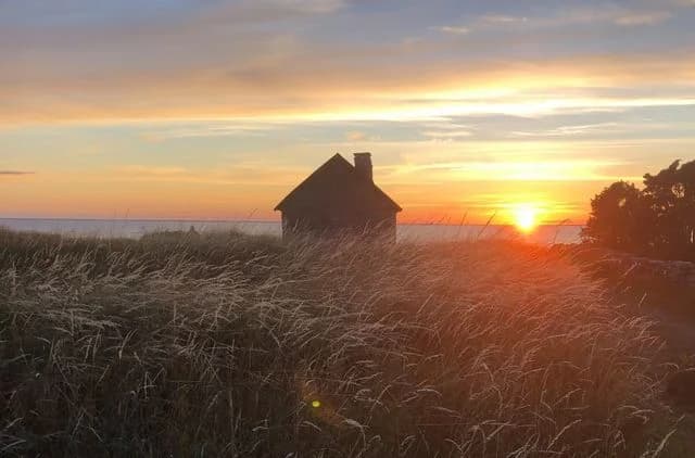 Upplev Djupviks Camping – en enkel, naturskön ställplats på Öland vid Kalmarsund. Inga elplatser/duschar. Perfekt för husbil/husvagn. Vacker utsikt!